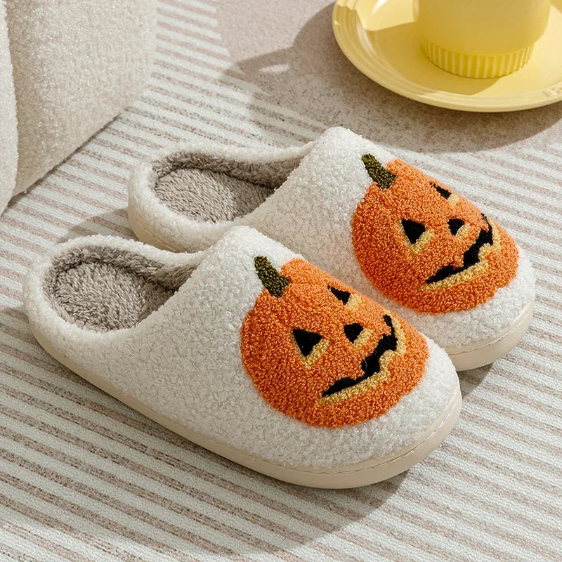 CozyFeet Pumpkin Fall Plush Slippers