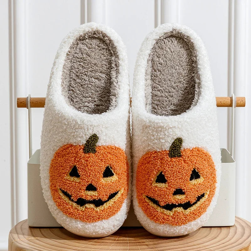 CozyFeet Pumpkin Fall Plush Slippers