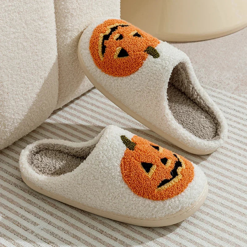 CozyFeet Pumpkin Fall Plush Slippers